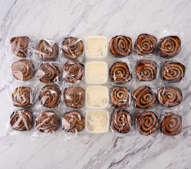 Jimmy the Baker (24) 5.25 oz Cinnamon or Pumpkin Rolls With Icing — View 2