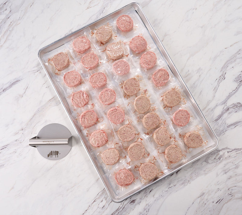 Rastelli's (30) 3-oz Black Angus Smash Burgers w/ Burger Press — View 2