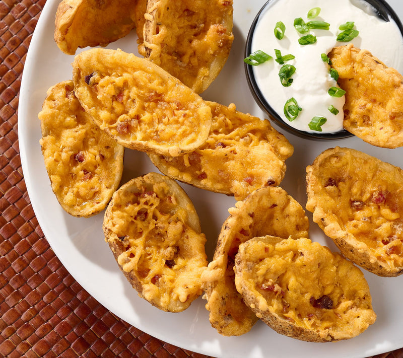 Kansas City Steak Co. 4-lbs Stuffed Cheddar Bacon Potato Skins — Main view