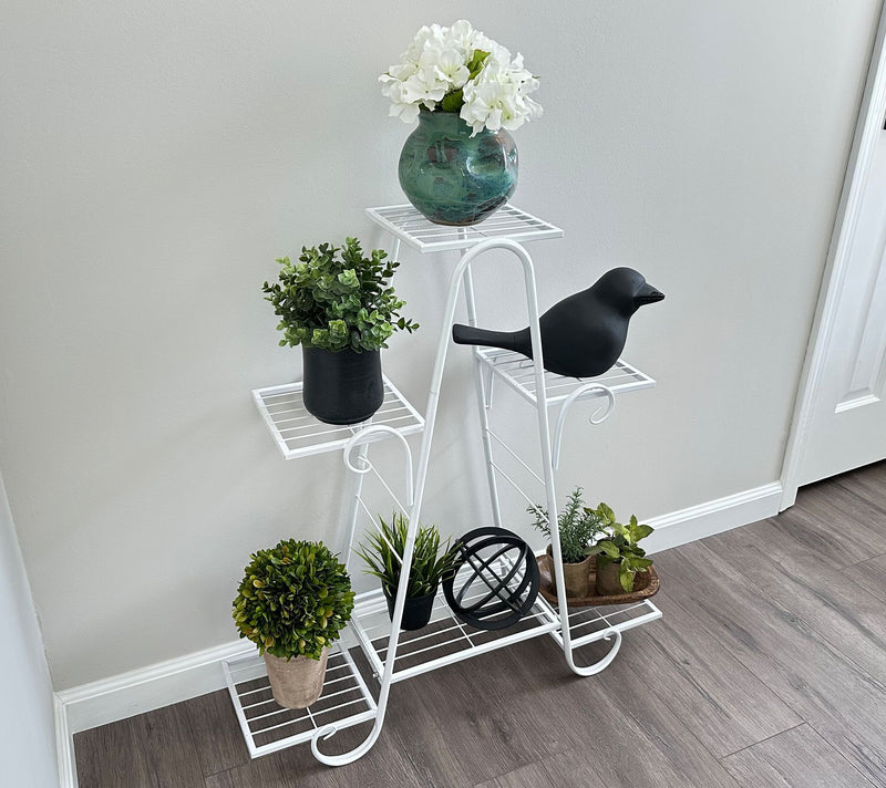 Vegtrug 6-Shelf Metal Plant Stand — View 9