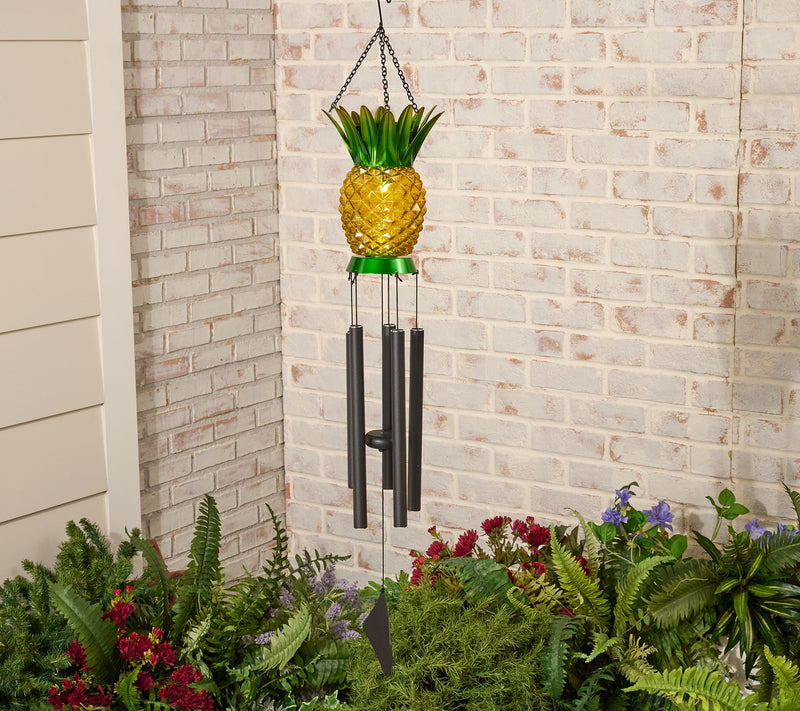 Home2Garden 40" Solar Pineapple Windchime — Main view