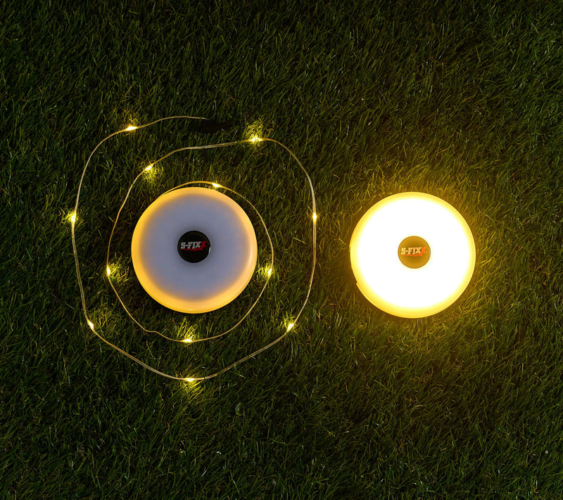 S-Fixx Set of 2 Rechargeable Portable String Lights — View 4