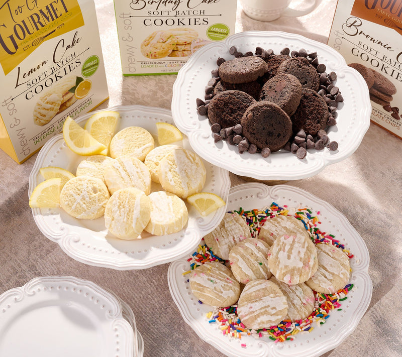 Too Good Gourmet 48 pc Cake Batter Cookies in 6 Giftable Bags — Main view