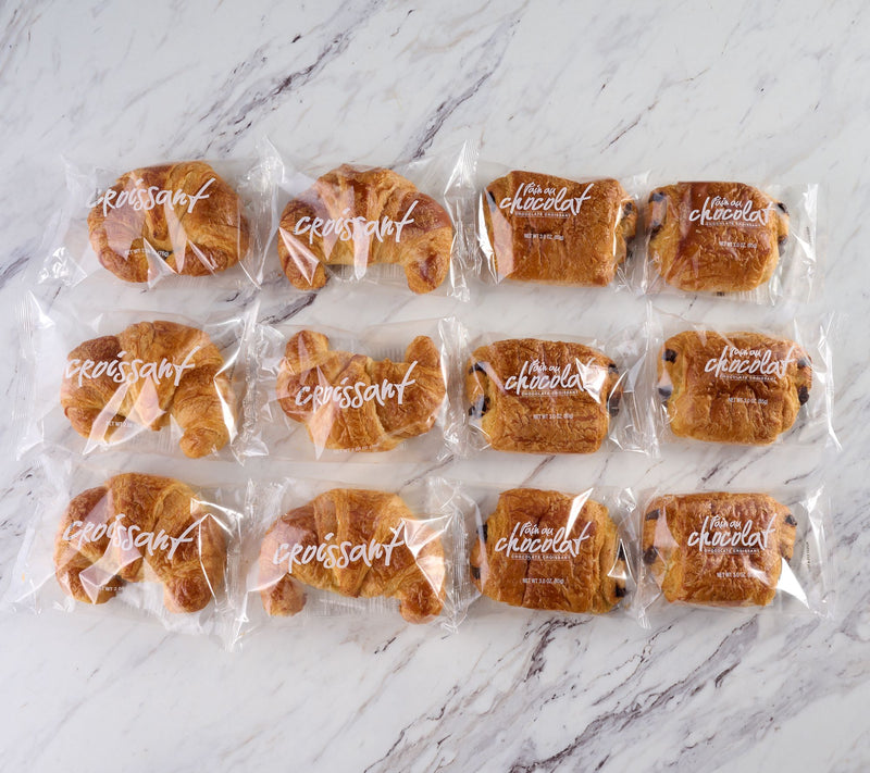 KRMA (12) 2.7 oz French Butter Or Chocolate Croissants — View 2