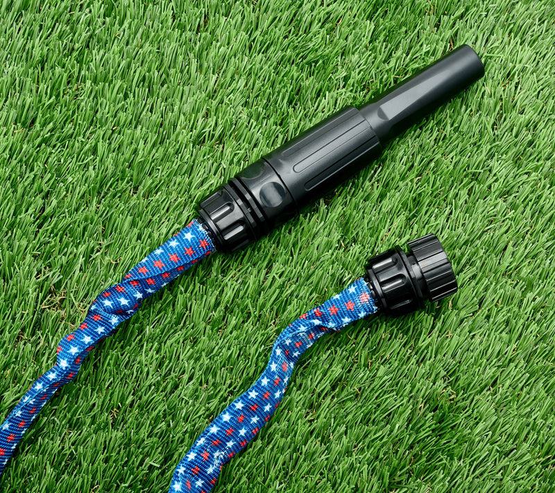 Bernini 40' Patriotic Hydrohose Fabric Hose with Nozzle — Main view