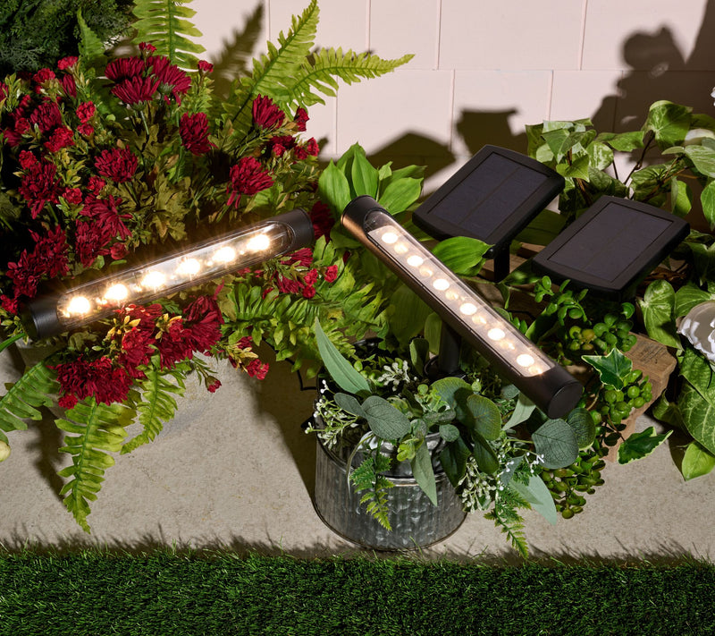 Energizer Set of 2 Solar Flood Light Bar — View 3
