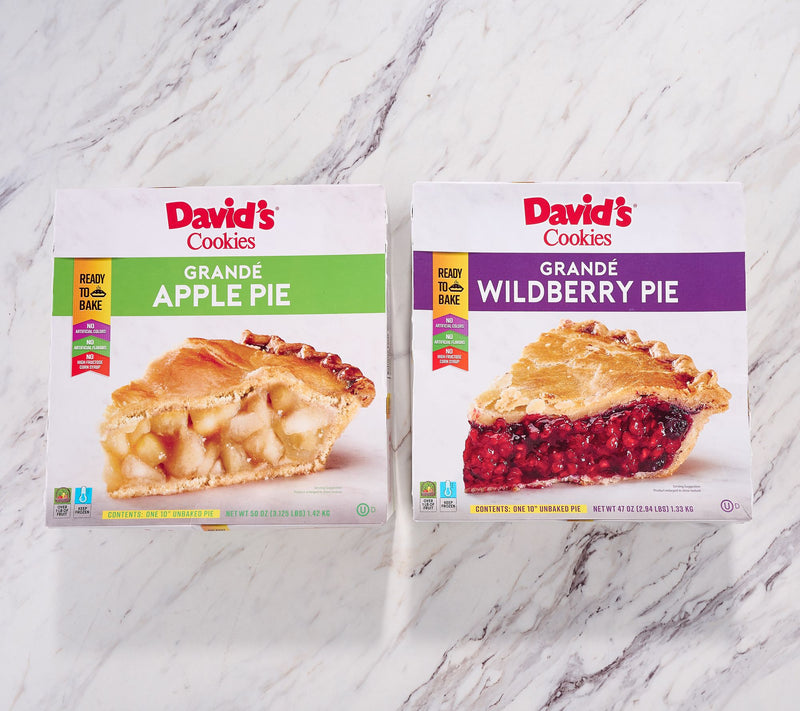 David's Cookies (2) 3 lb Grande Pies In Choice of Flavor — View 2