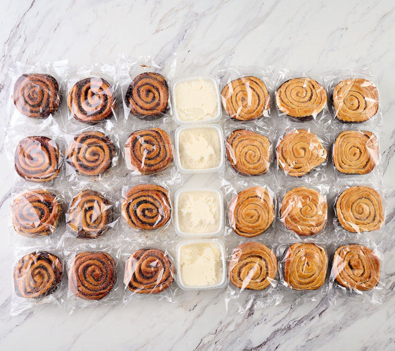 Jimmy the Baker (24) 5.25 oz Cinnamon or Apple Rolls With Icing — View 2