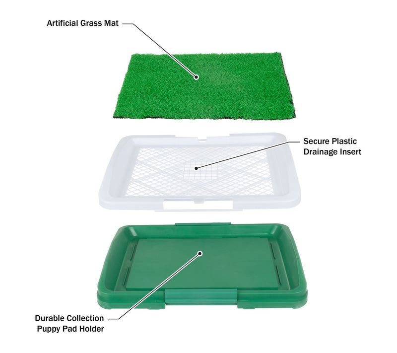 Petmaker Artificial Grass Pee Pad Set ReusablePuppy Essential — View 2