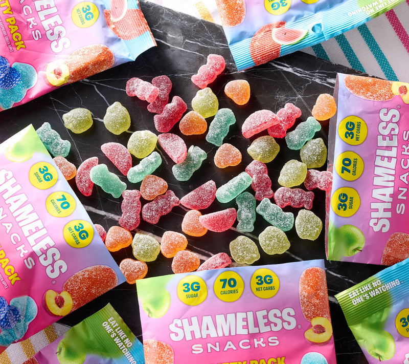 Shameless Snacks (10) 1.8oz Bags Gummy Candy Variety Pack — Main view