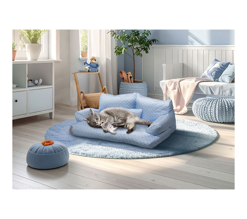 Paws & Purrs Cooling Pet Bed with Removable Washable Cover — View 10