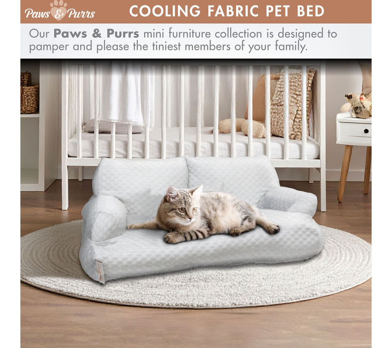Paws & Purrs Cooling Pet Bed with Removable Washable Cover — View 8