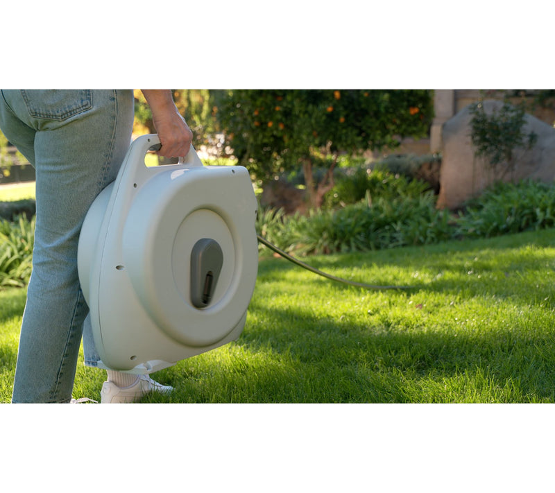 Bernini Battery-Powered Automatic Garden Hose Rewinder & Hose — View 4