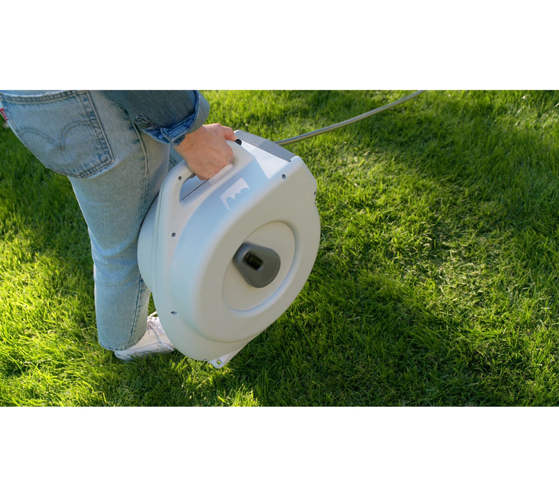 Bernini Battery-Powered Automatic Garden Hose Rewinder & Hose — View 3