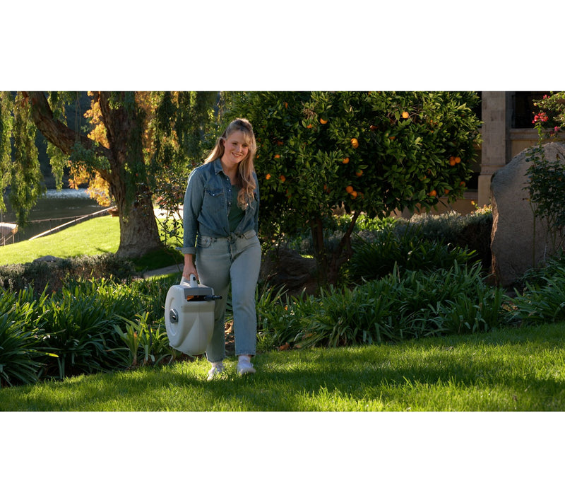 Bernini Battery-Powered Automatic Garden Hose Rewinder & Hose — View 5