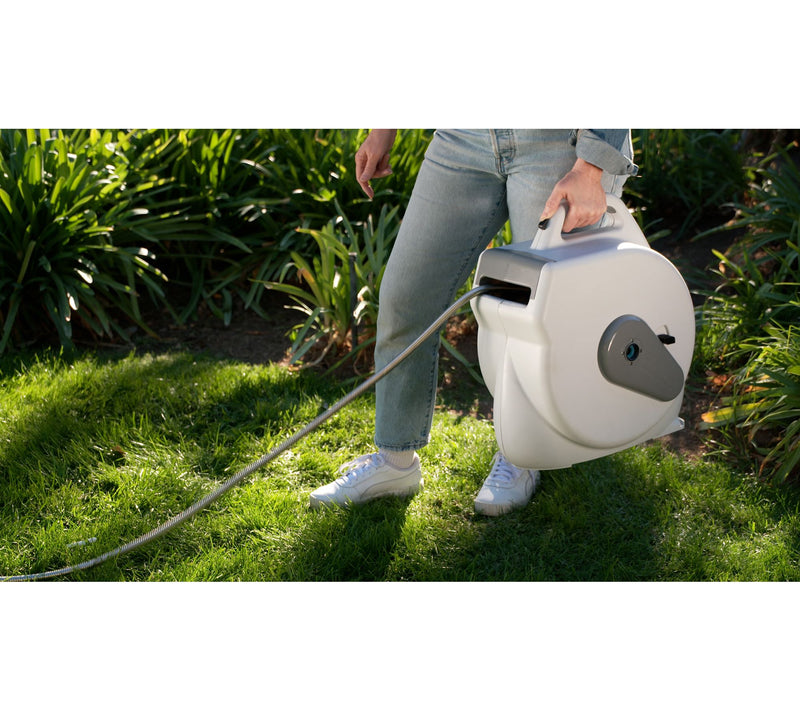Bernini Battery-Powered Automatic Garden Hose Rewinder & Hose — View 7