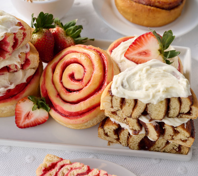 Jimmy the Baker (12) 5.25 oz Cinnamon or Strawberry Rolls w/ Icing — Main view