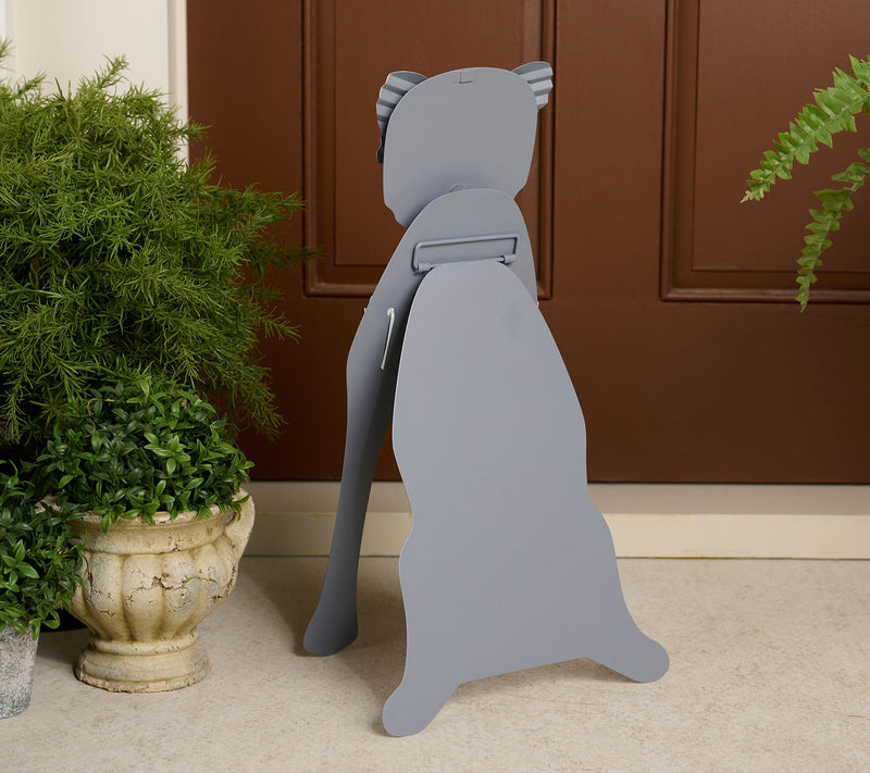 Girl Next Door By Carolyn Gracie 24" Metal Animal Holiday Decor — View 2