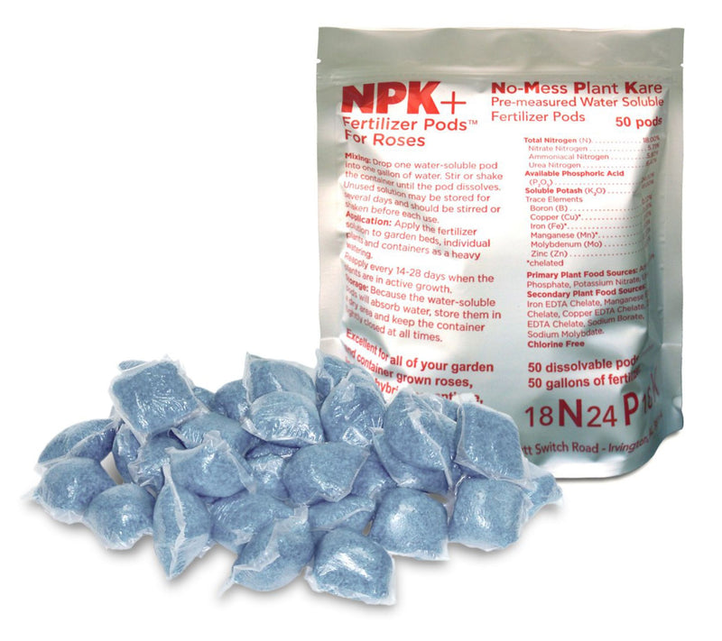 NPK+ 50-Piece Fertilizer Pods For Roses — Main view