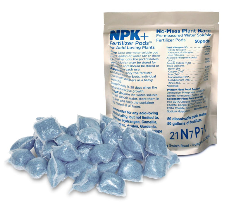 NPK+ 50-Piece Fertilizer Pods For Acid Loving Plants — Main view