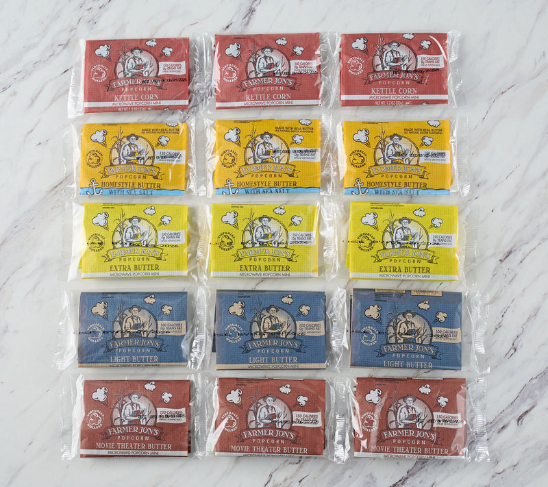Farmer Jon's (15) 1-oz Mini Microwave Popcorn Bags — View 2