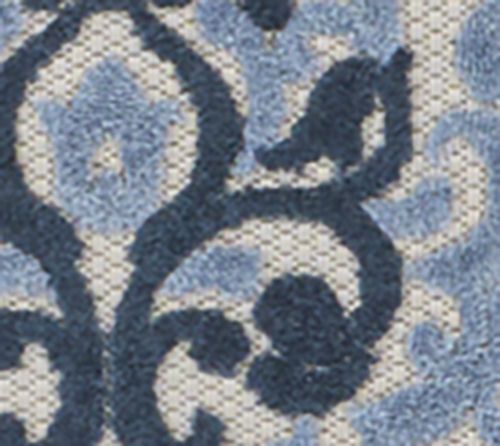 Nourison Home Modern Demask Print Indoor/ Outdoor 2'2" x 7'6" Rug — View 4