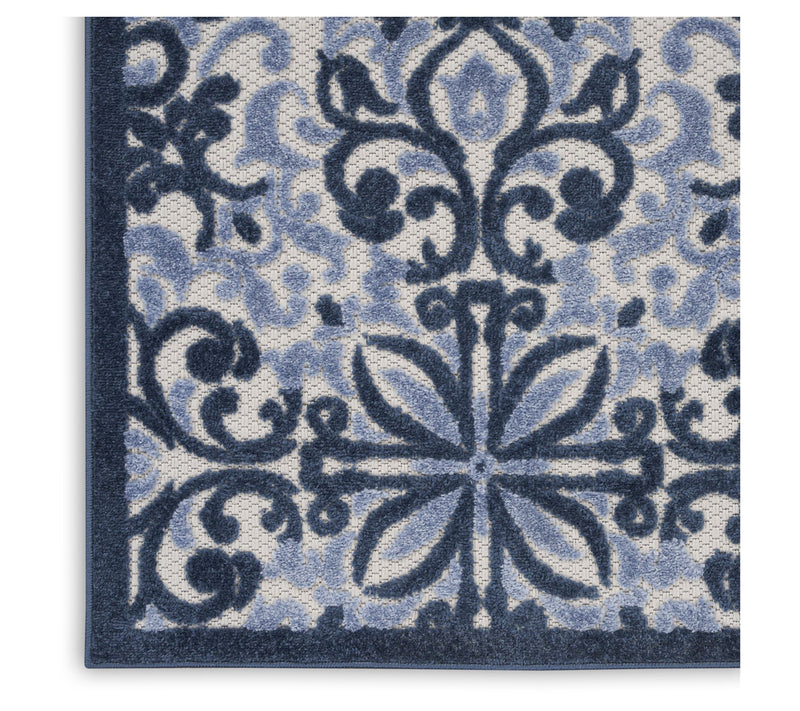 Nourison Home Modern Demask Print Indoor/ Outdoor 5'3" x 7' Rug — View 14