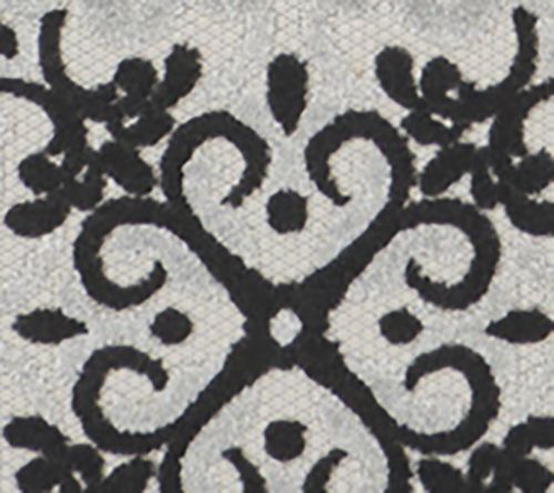 Nourison Home Modern Demask Print Indoor/ Outdoor 7'10"x 9'10" Rug — View 4