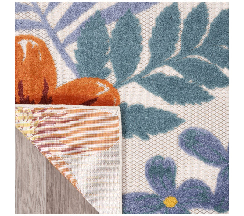 Nourison Home Tropical Floral Indoor/Outdoor 2.2" x 7.6" Rug — View 9