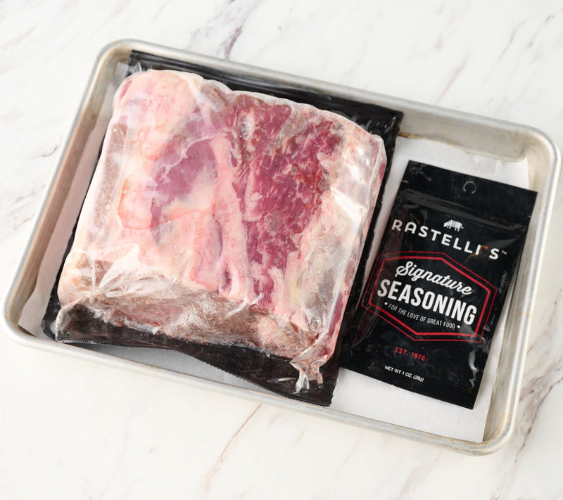 Rastelli's 4-lb Black Angus Prime Rib Roast w/ Seasoning Pack — View 2