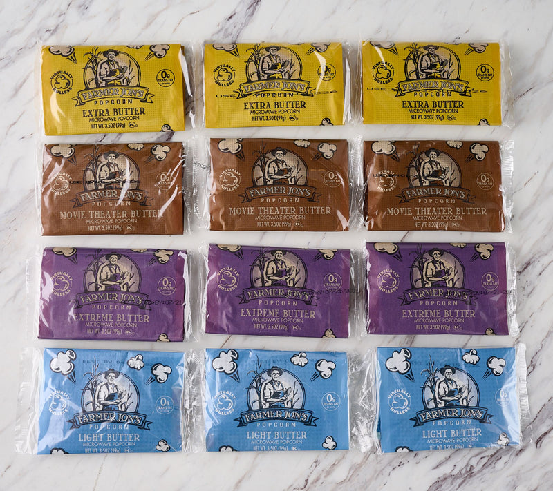 Farmer Jon's (12) 3.5-oz Virtually Hulless Popcorn — View 2