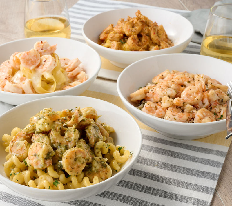 Prime Shrimp (4) Boil-in-Bag Seasoned & Saucy Shrimp Meals — Main view
