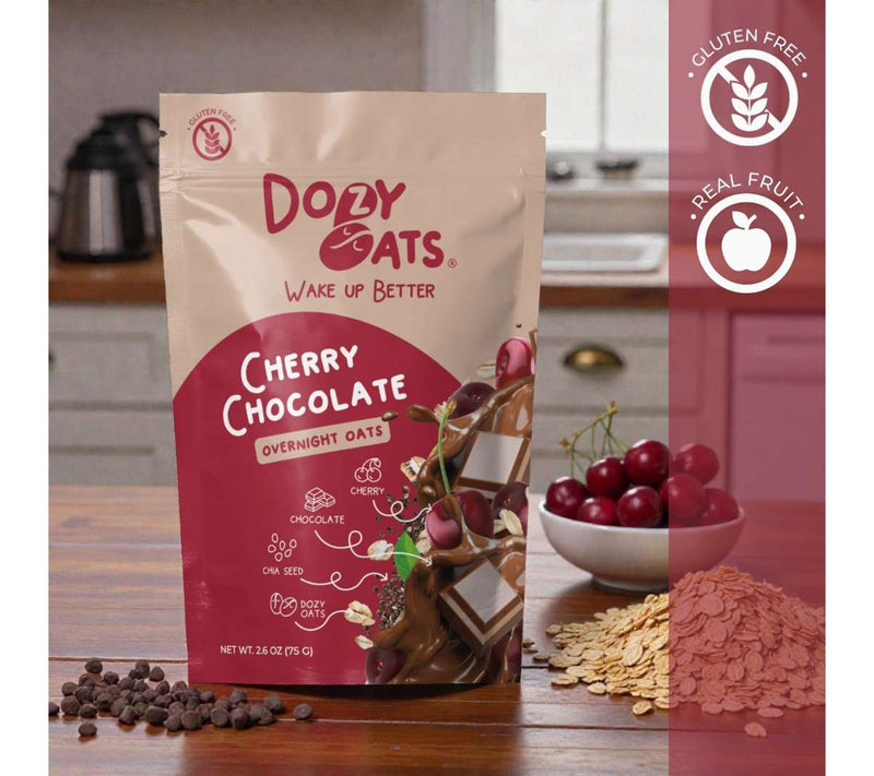 Chocolate Indulgence Overnight Oats 16-Pack with Jar — View 2