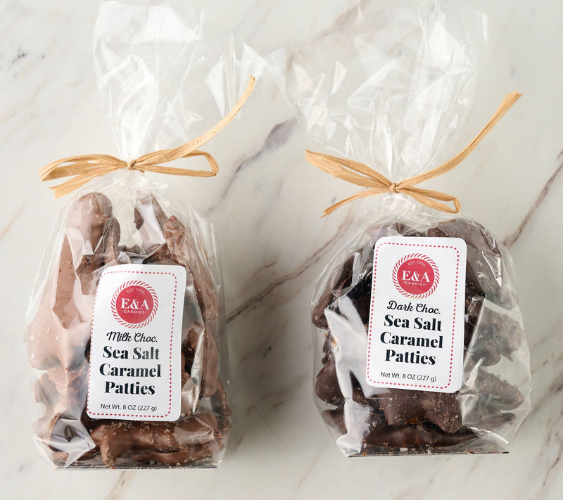E&A Candies (2) 8oz Bags Sea Salt Caramel Crunch Clusters — View 2