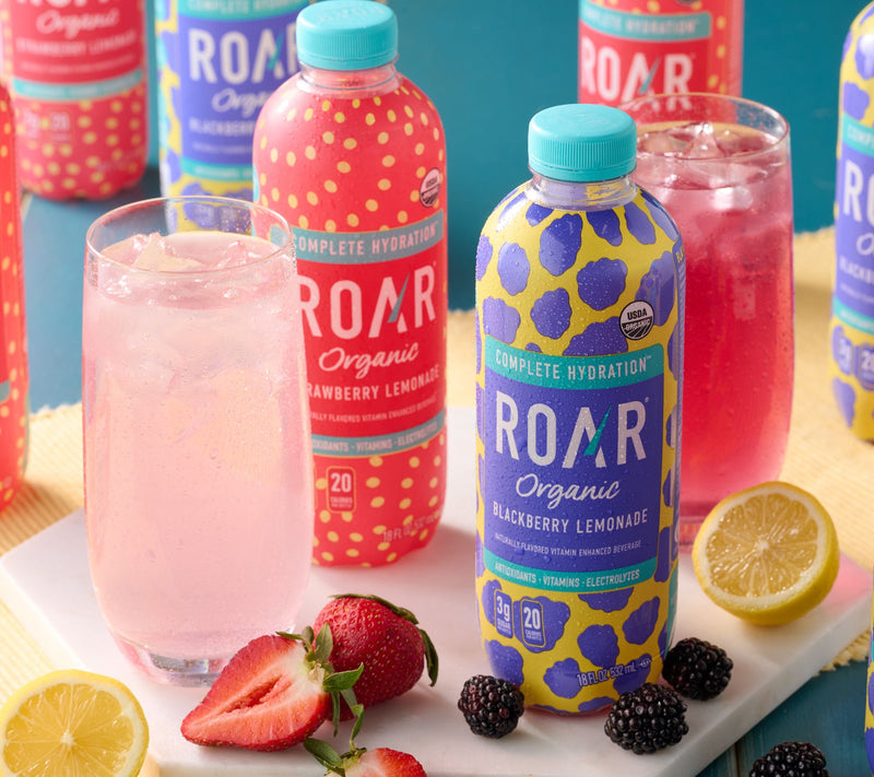Roar Organic (24) 18 oz Btls Vitamin & Electrolyte Lemonade — View 2