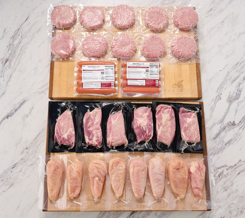 Rastelli's 10-lb Chicken, Pork, Burger, & Hot Dog Freezer Filler — View 2