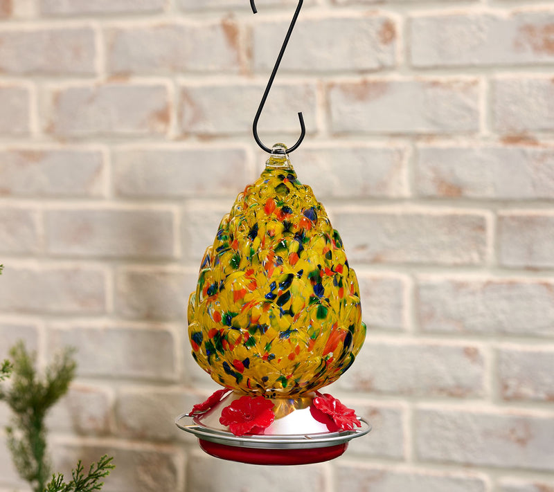 "As Is" Ultimate Innovations Pinecone Feeder Hummingbird — View 10