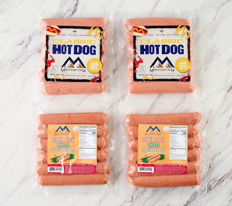 Mountain View Meats 24-ct Original or Pepperjack Hot Dogs — View 2