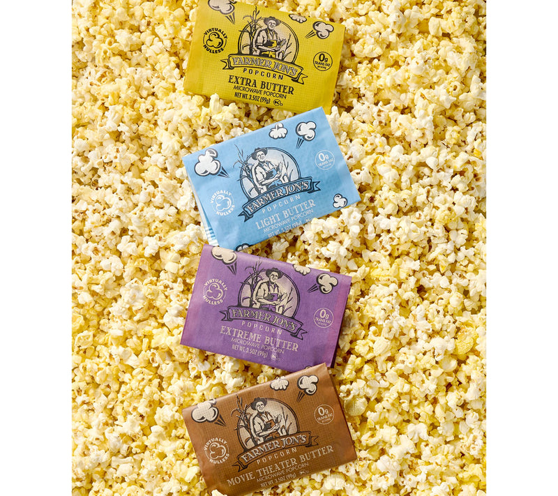 Farmer Jon's (20) 3.5-oz Virtually Hulless Popcorn — View 3