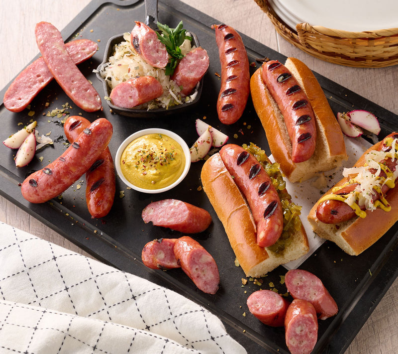 Kansas City Steak Co. (30) 2.8-oz White Cheddar Bratwurst — Main view