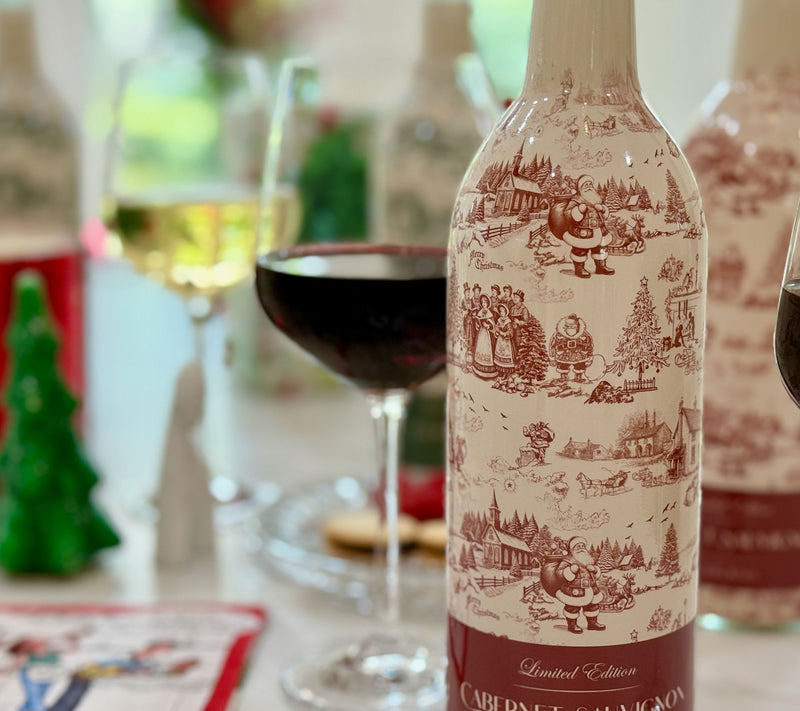 Vino Voyage Holiday Wrapped Bottles 3 Wine Set 750ml — View 7