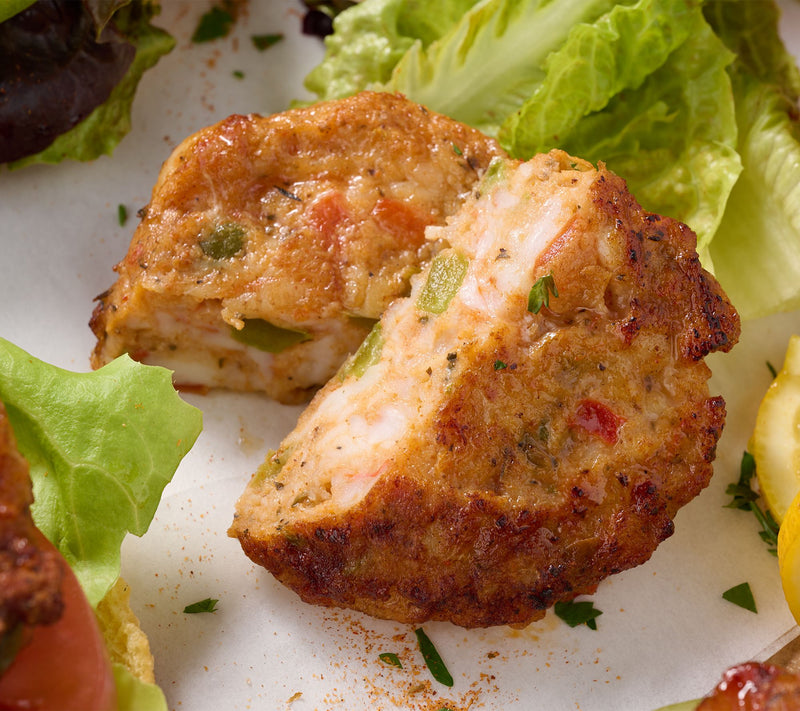 Prime Shrimp (10) 4oz Premium Shrimp Burgers — View 3