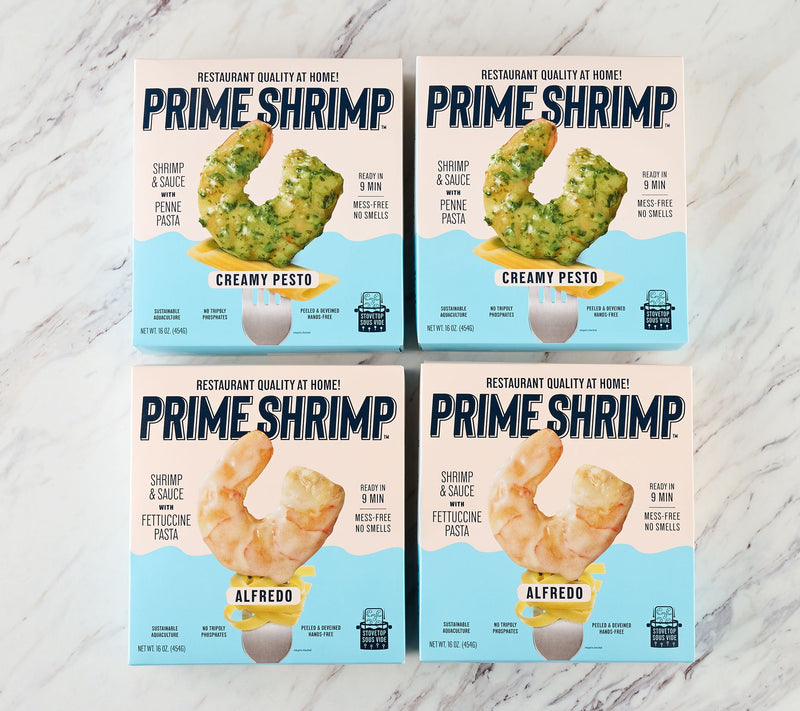 Prime Shrimp (4) 16oz Italian Shrimp Pasta Meals — View 2