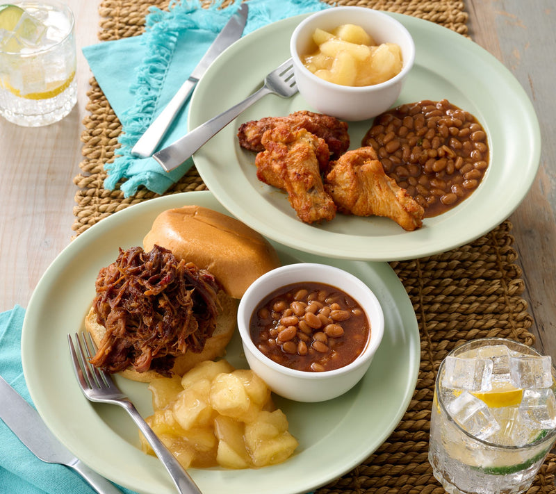 Corky's BBQ 6-ct Heat & Eat Pulled Pork or Chicken Wings BBQ Dinner — Main view