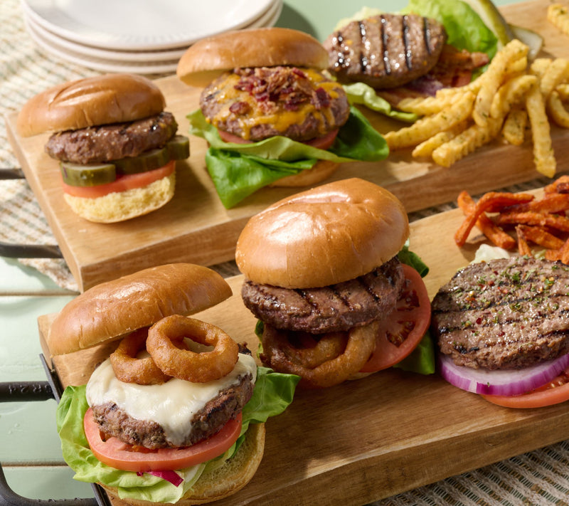 Kansas City Steak Co. (24) 4.5-oz Steakburgers — View 3
