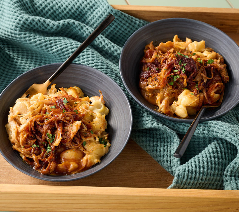 Corky's BBQ (6) 11-oz Pulled Pork or Chicken Mac & Cheese Bowls — Main view