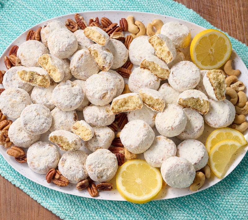 David's Cookies 2 lbs Lemon Cashew or Butter Pecan Meltaways — View 3