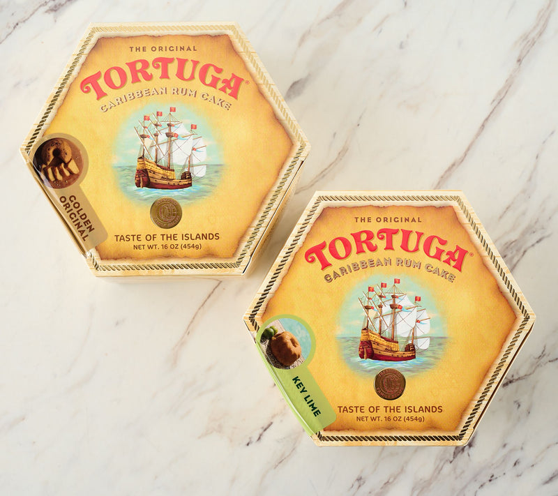 Tortuga Imports (2) 16 oz Tropical or Original Rum Cakes — View 2