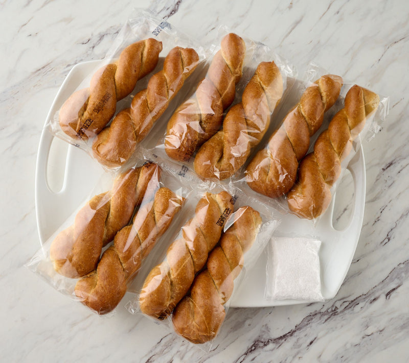 The Pretzel Co. (10) 4.5oz Hand Twisted Soft Baked Pretzel Braids — View 2