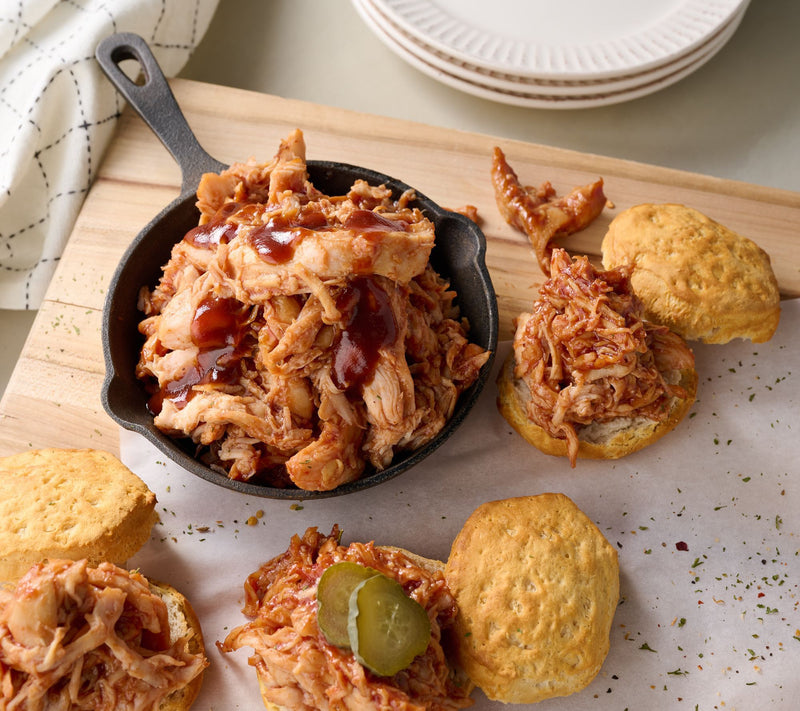 Corky's BBQ 8-lbs of Bourbon Honey BBQ Pulled Pork or Chicken — Main view